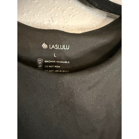 Laslulu Sports Bra Size Large Black - Picture 2 of 3